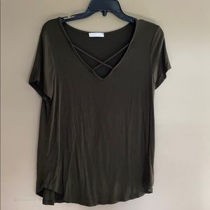 V neck t shirt